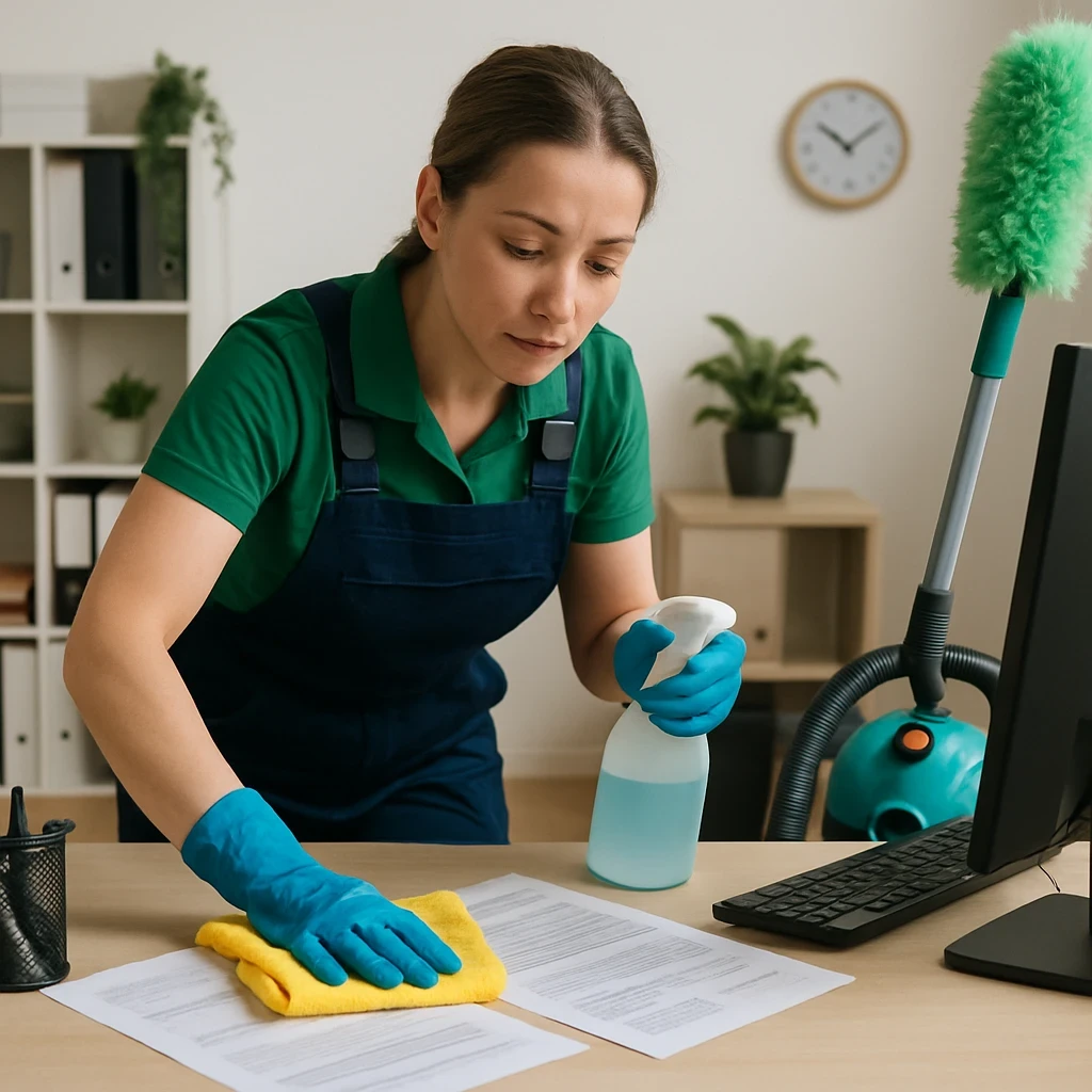 Jak wybrać zakres sprzątania biura?